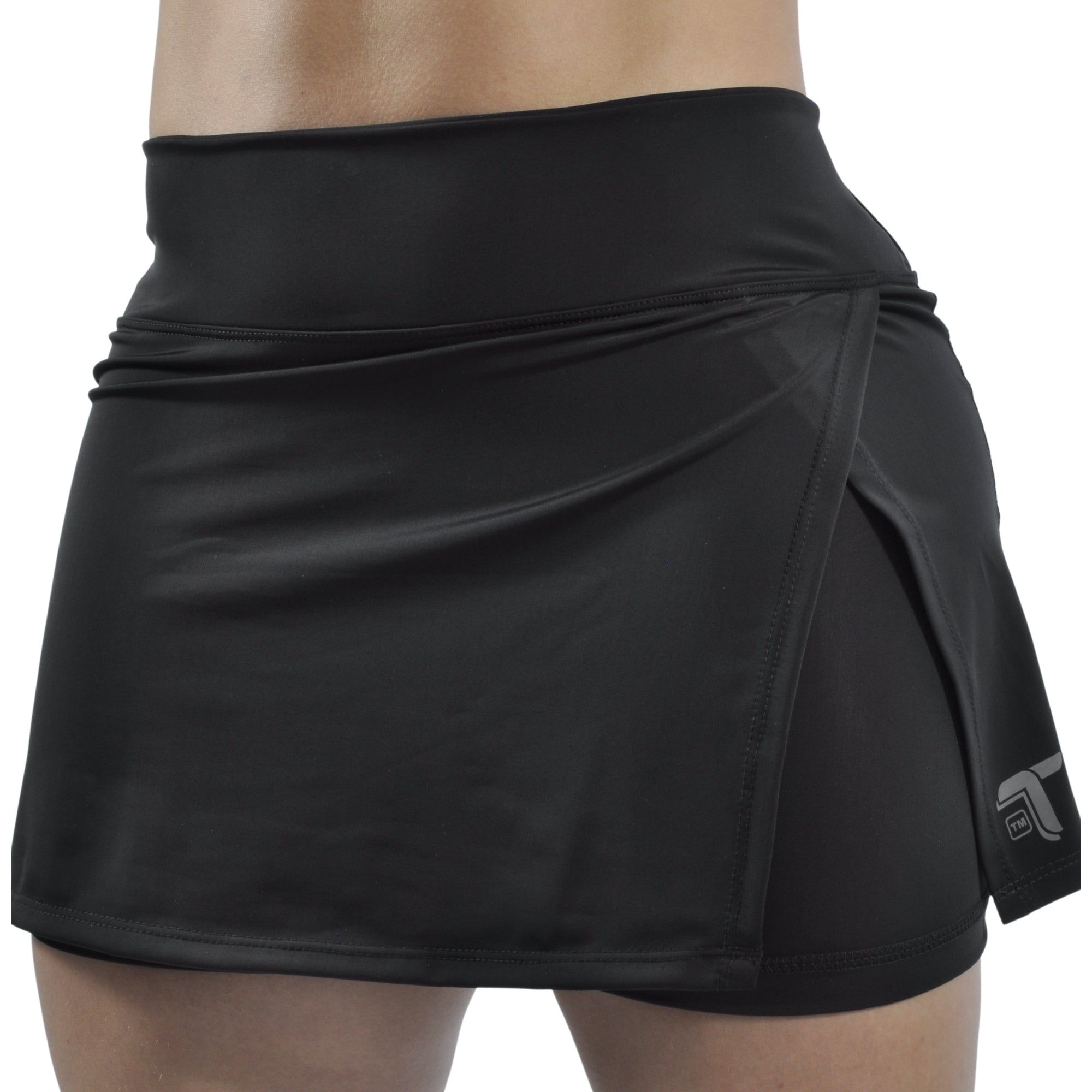 Falda Short Deportiva Tenista Cruzada Inca Tuacol Negra