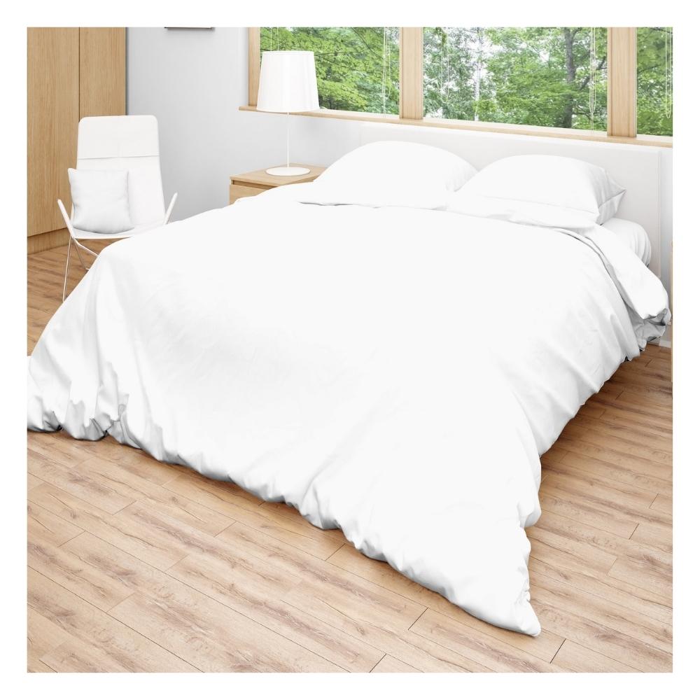 Edredon Acolchado Doble Faz Cama Doble 140x190 Blanco Tuacol - TUACOL.COM #