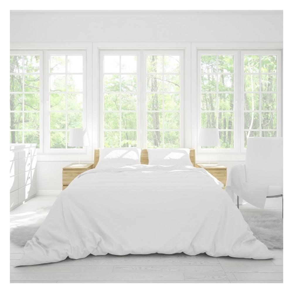 Edredon Acolchado Doble Faz Cama Queen 160x190 Blanco Tuacol - TUACOL.COM #