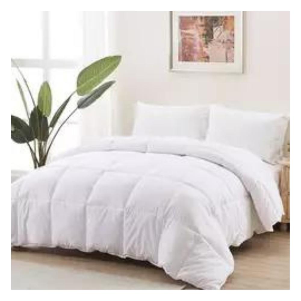 Edredon Acolchado Doble Faz Cama King 2x2mts Blanco Tuacol - TUACOL.COM #