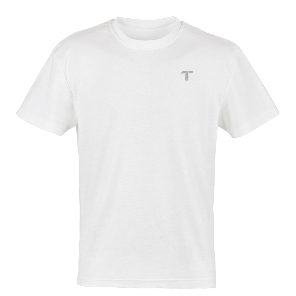 Camiseta Deportiva Hombre Blanca Manga Corta Secado Rápido - TUACOL.COM #