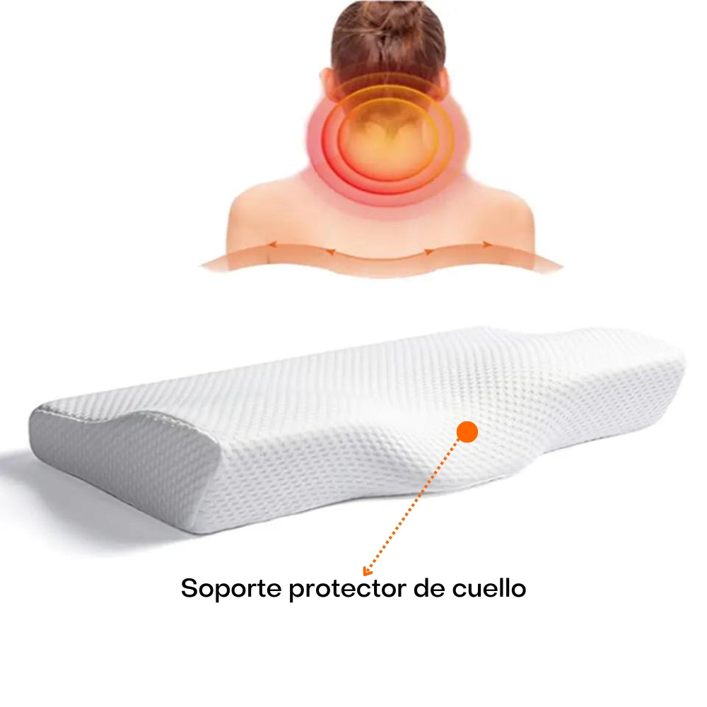 Almohada Memory Foam Ergonómica Alta Gama Tuacol - TUACOL.COM #