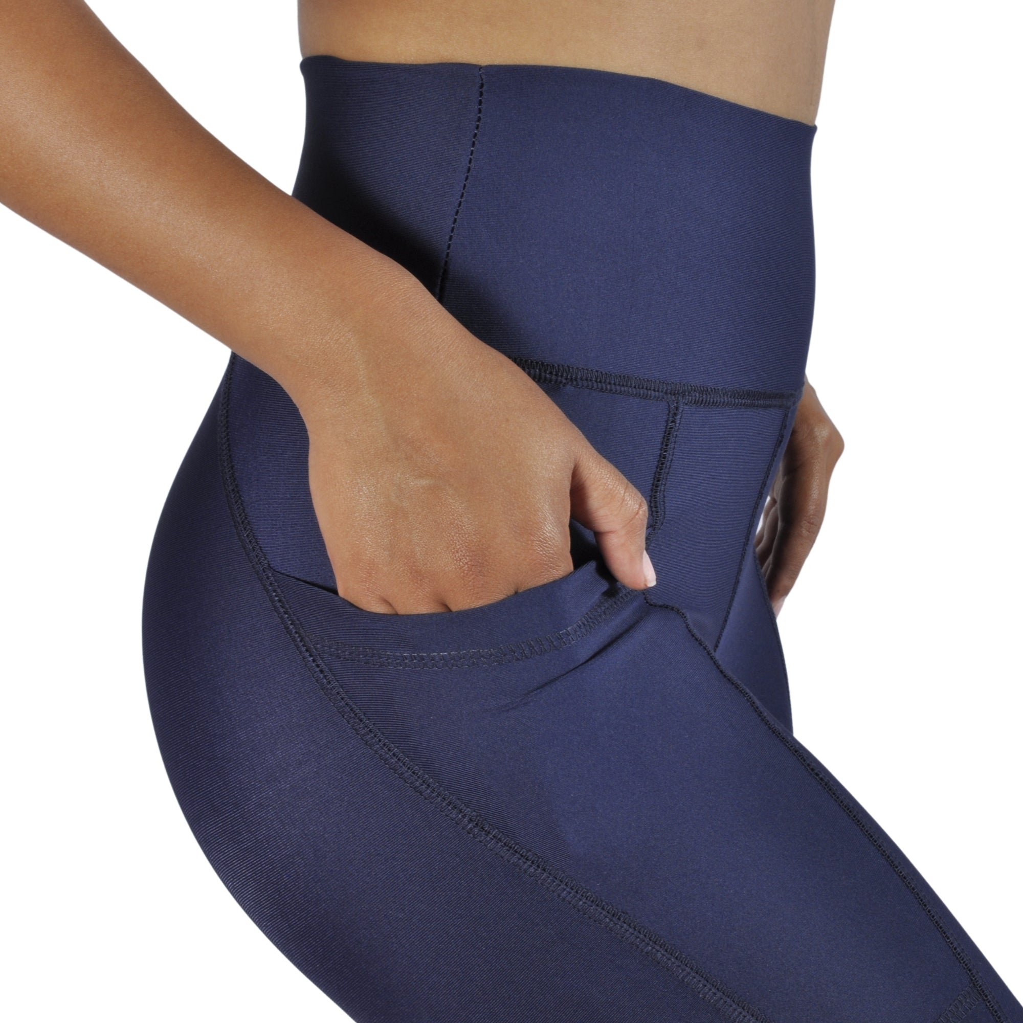 Leggins Deportivo Mujer - Bolsillo Lateral Tuacol Azul Oscuro