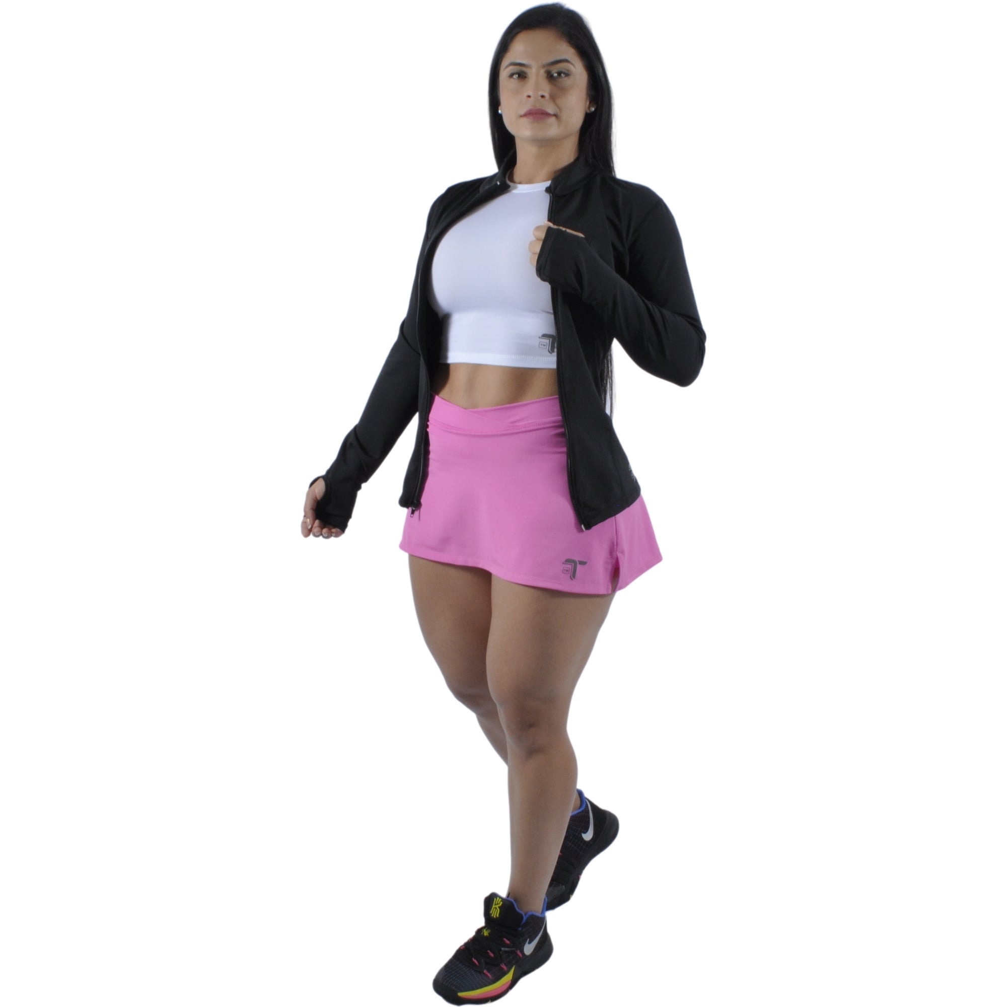 Chaqueta Deportiva Mujer Slim Fit Negra Tuacol