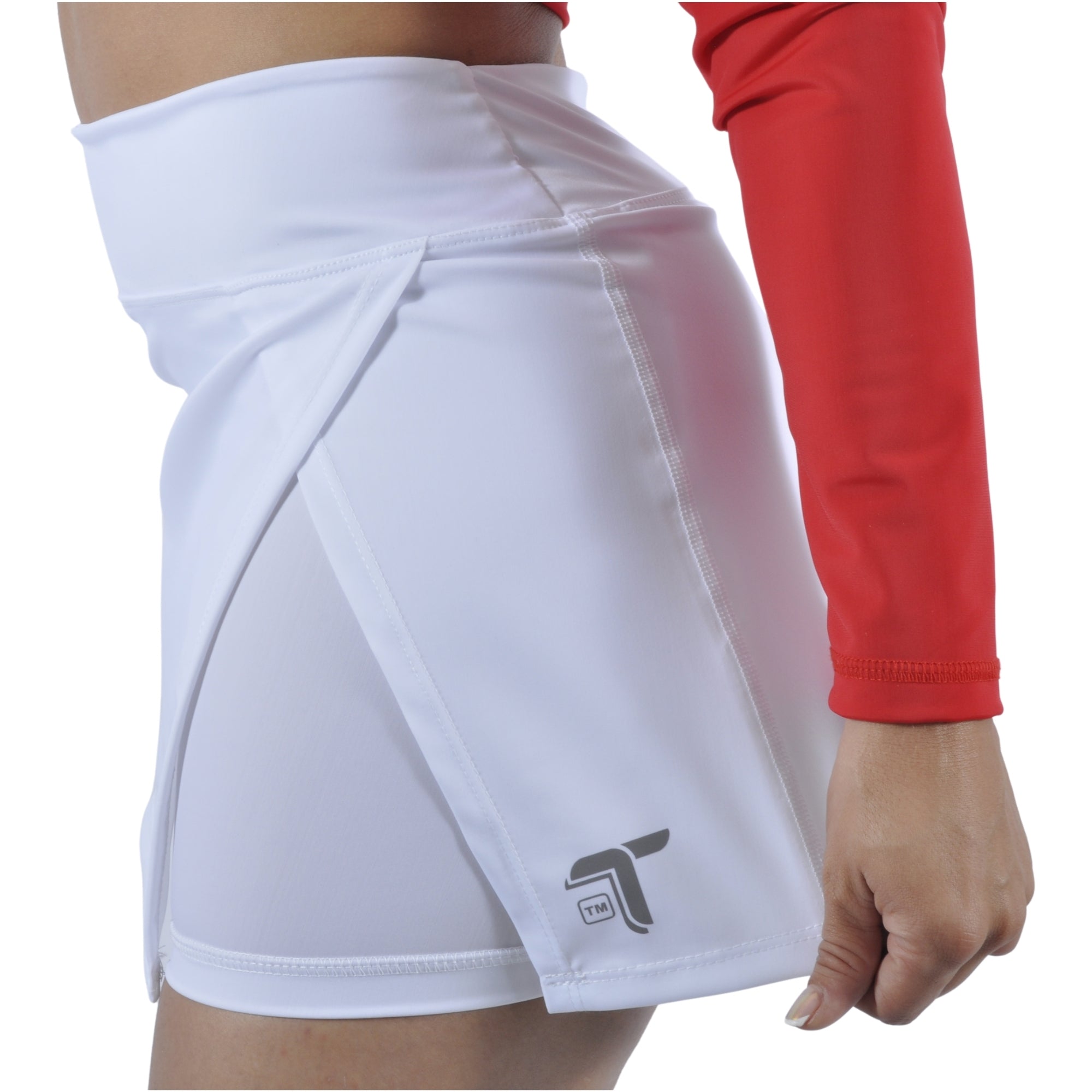 Falda Short Deportiva Tenista Cruzada Inca Tuacol Blanca