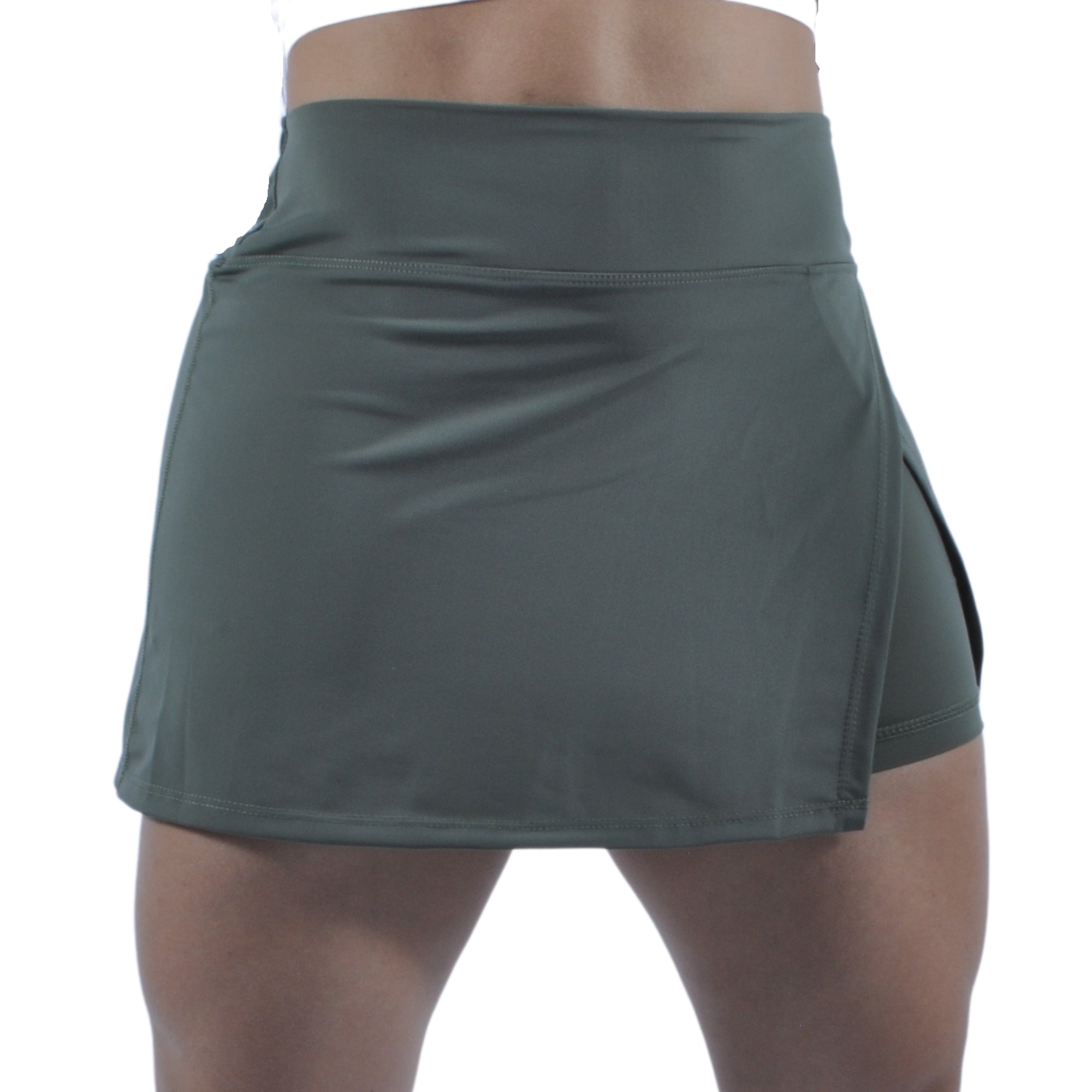 Falda Short Deportiva Tenista Cruzada Inca Tuacol Verde