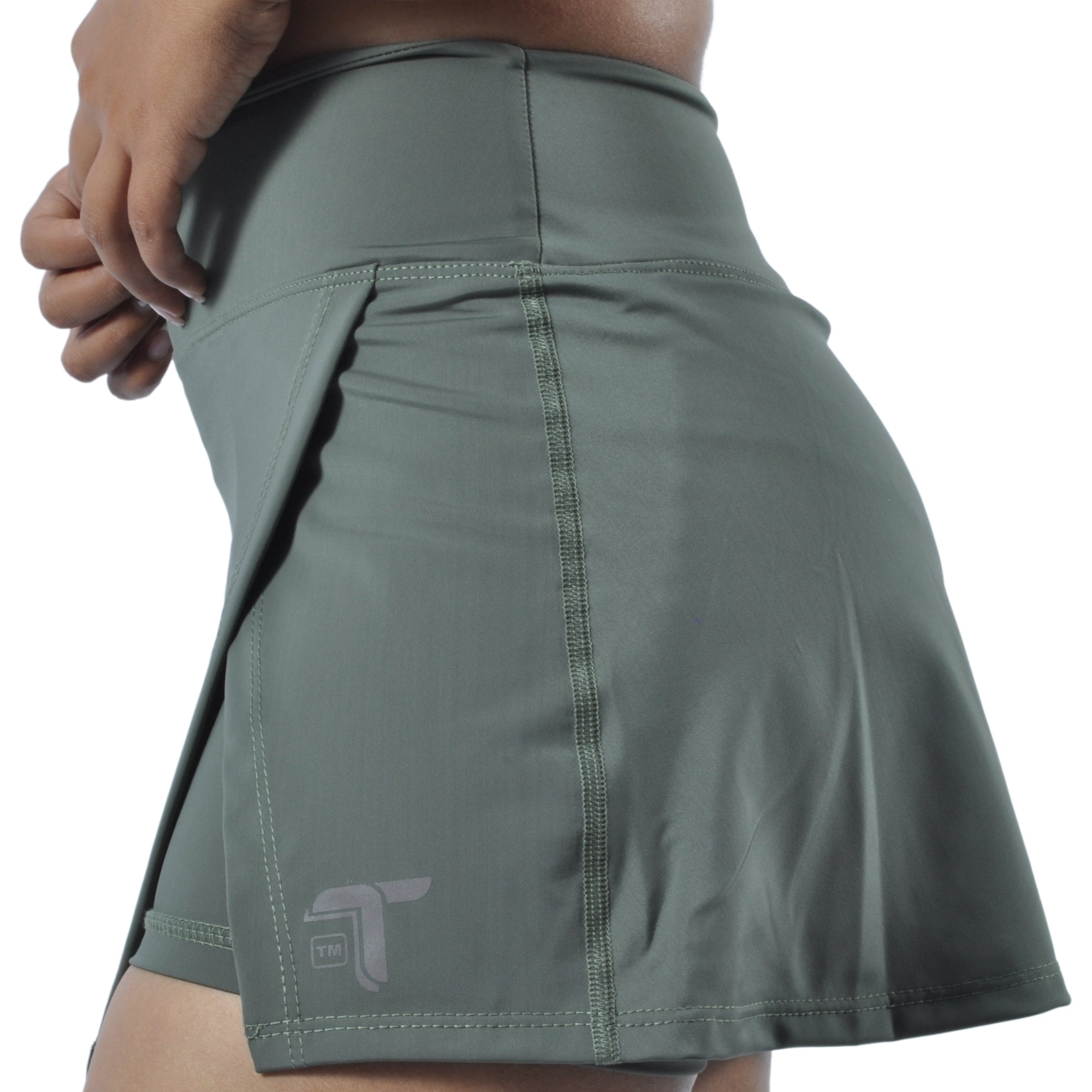 Falda Short Deportiva Tenista Cruzada Inca Tuacol Verde