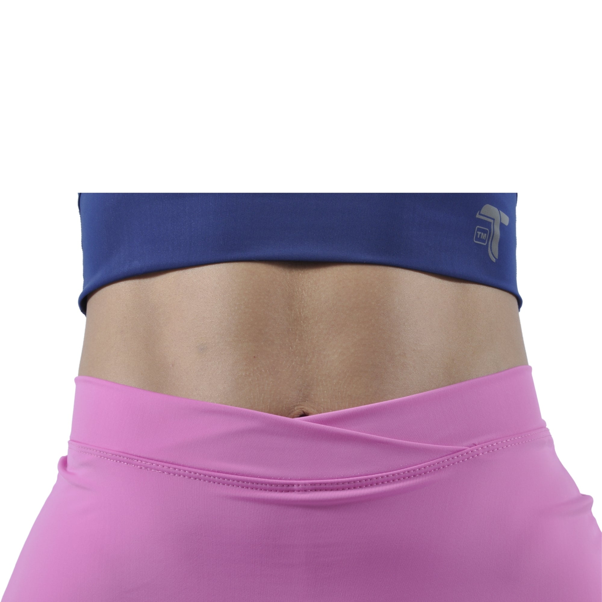 Falda Short Deportiva Pretina Cruzada Tuacol Rosada