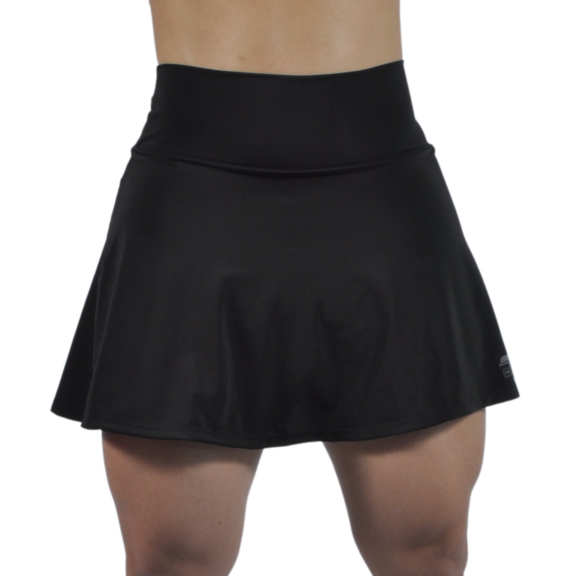 Falda Short Deportiva Ventalle Bolsillo Lateral Tuacol Negra