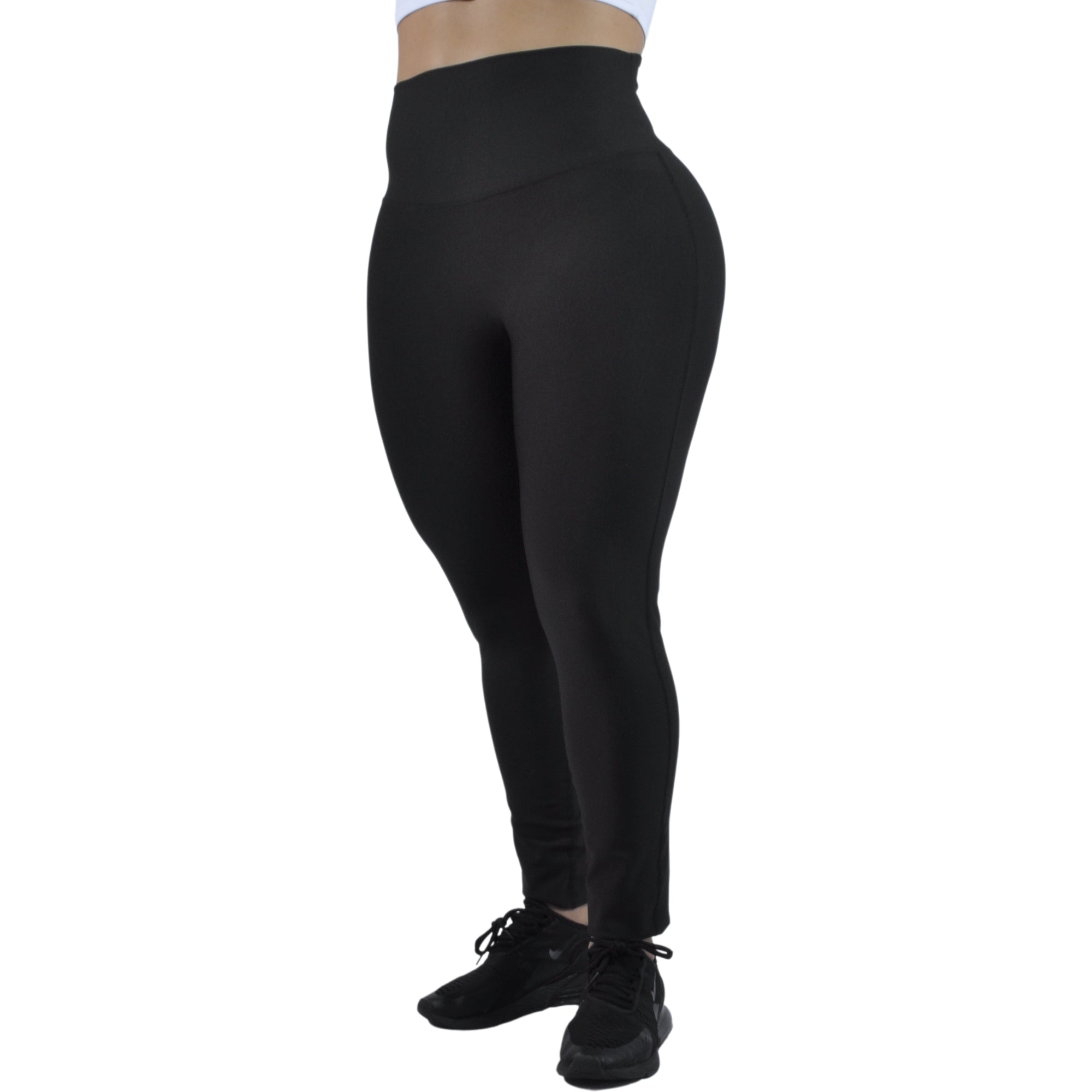 Leggins Deportivo Mujer Pretina Curva Cacique Tuacol Negro