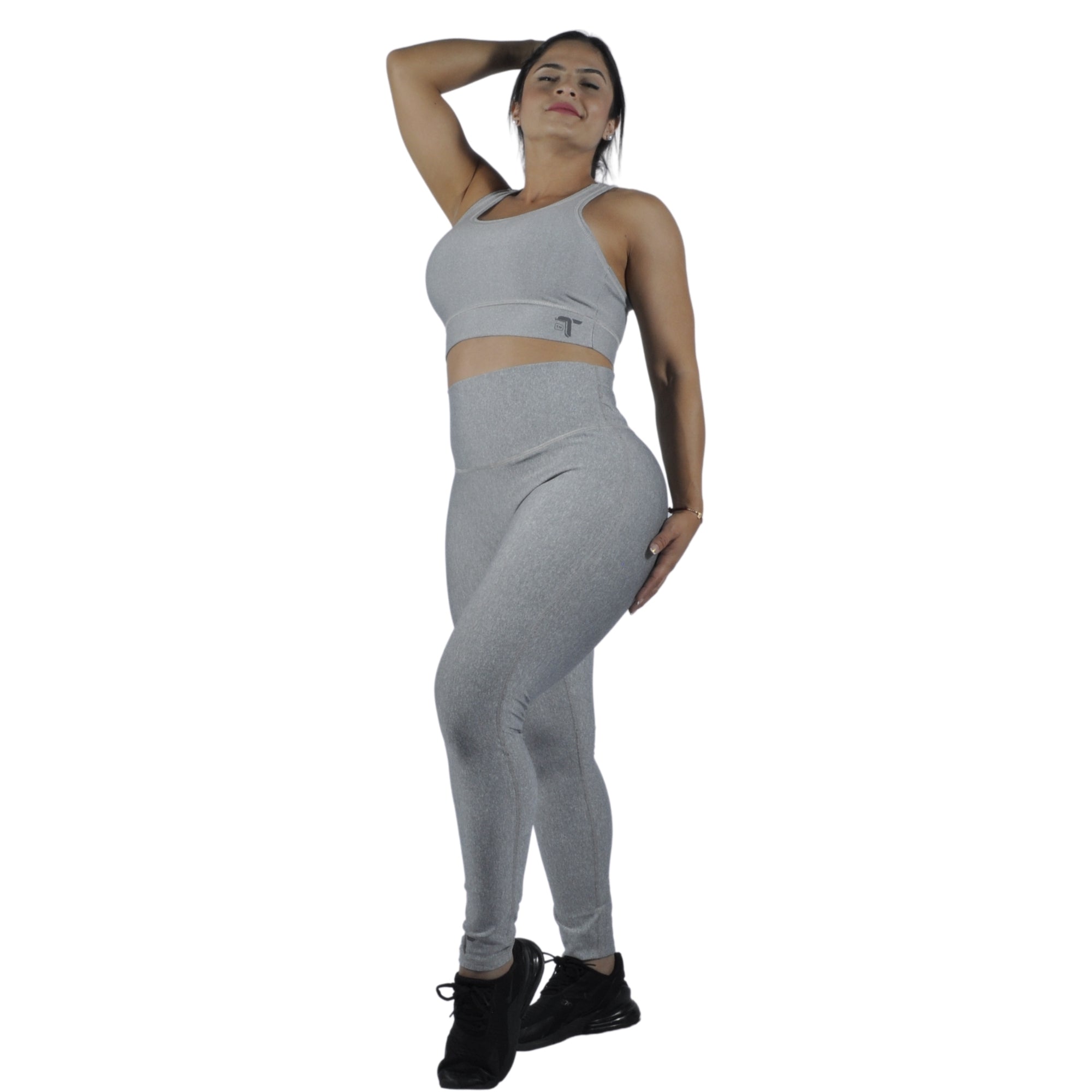 Leggins Deportivo Mujer Pretina Curva Cacique Tuacol Negro