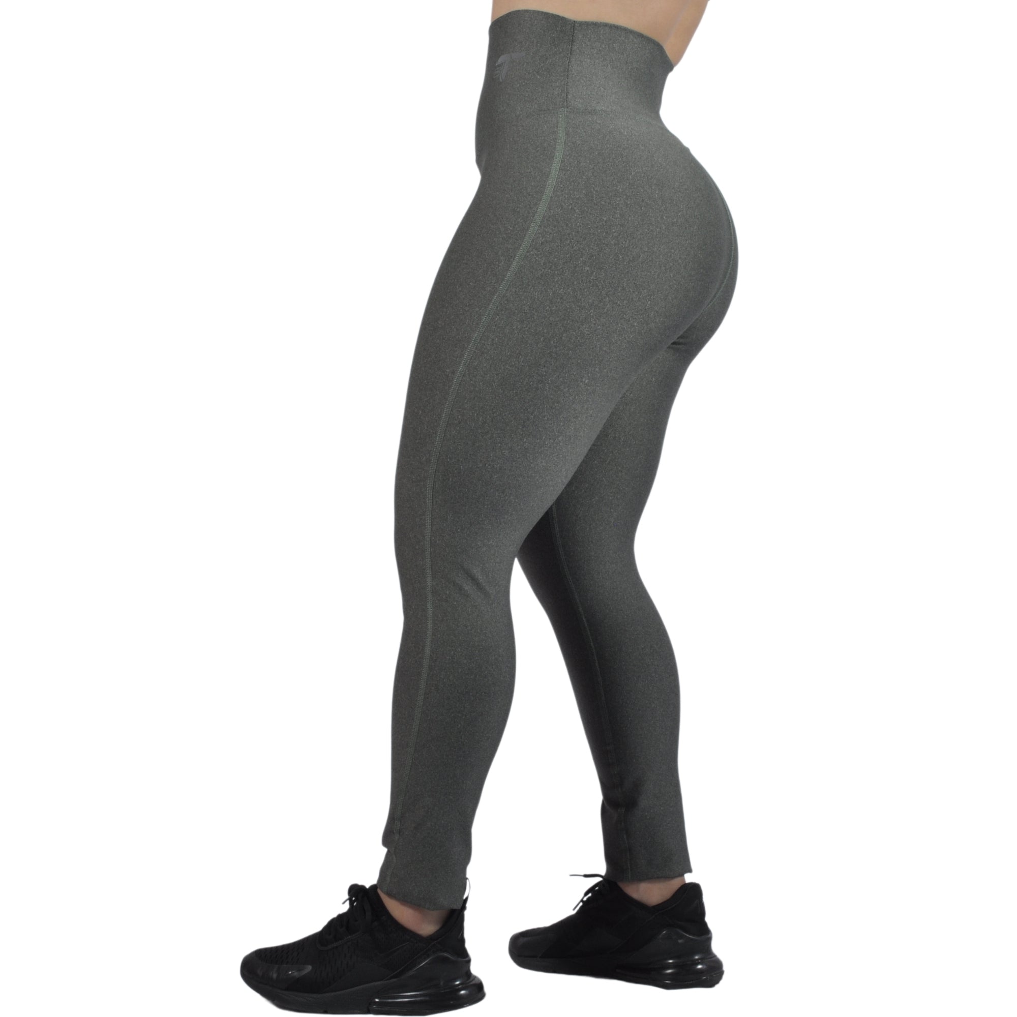 Leggins Deportivo Mujer Pretina Curva Cacique Tuacol Negro